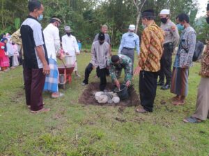 Peltu Sri Mulyono Hadiri Peletakan Batu Pertama Pembangunan Pesantren Gratis Gubuk Qur’an