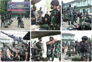 Wakasad Mayjen TNI Agus Subiyanto, S.E., M.Si., Cek Kesiapan Operasi Satgas Tim Taipur Batalyon Satria Sandi Yudha Kostrad