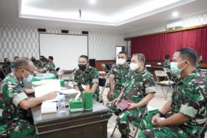 Korem 071/Wijayakusuma Terima Tim Wasrik Post Audit Itdam IV/Diponegoro