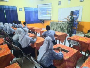 Lanud Adi Soemarmo Lanjutkan Sosialisasi PPDB SMA Pradita Dirgantara di SMP Negeri 3 Purwodadi