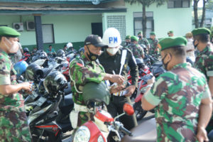 Tingkatkan Disiplin, Denpom Surakarta Gelar Pemeriksaan Anggota Kodim Boyolali