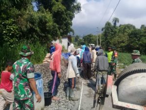 Demi Kemajuan Desa Binaan Babinsa Semangat Gotong Royong