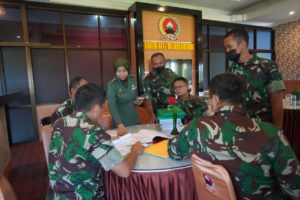 Korem 071/Wijayakusuma Gelar Sinkronisasi Data Progjagar, Jelang Wasrik Tim Post Audit, 