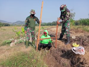 Fokus Pemasangan Bowplang Pra TMMD Hari Ini