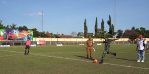 Danrem Tendang Bola Pertama, Liga Santri Piala Kasad Tingkat Korem 071/Wijayakusuma Bergulir