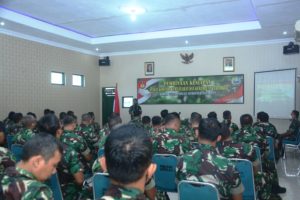 Kodim 0724/Boyolali Gelar Pembinaan Kesiapan Aparat Komado Kewilayahan Dan Kemampuan Teritorial.