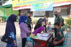 Sukseskan Program Pemerintah, Kodim Sragen Gelar KB gratis.