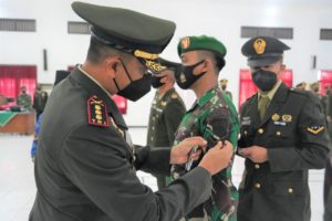 Danrem 071/Wijayakusuma Lantik Prajurit Wijayakusuma Naik Pangkat