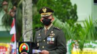 Upacara HUT TNI Ke-77, Panglima TNI Himbau Prajurit dan PNS TNI nya menjaga kepercayaan masyarakat.