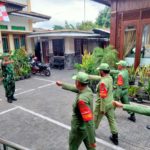 Maksimalkan Peran Satlinmas Babinsa Tipes Berikan Pelatihan dan Pembinaan PBB Secara bertahap