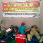 Sukseskan sasaran Non Fisik TMMD Sengkuyung Kodim Boyolali Gelar Donor Darah.