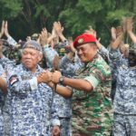 Kementrian PUPR Resmi Tutup Pelatihan Bela Negara PUPR di Markas Grup 2 Kopassus