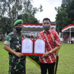 Dandim 0735/Surakarta Resmi Tutup TMMD Sengkuyung Tahap III di Wilayah Kecamatan Banjarsari.