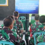 Babinsa Kodim Sragen Menerima Sosialisasi Vit HB dan Percepatan penurunan Stunting.