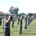 Tingkatkan Stamina Fisik Anggota, Kodim 0735/Surakarta Gelar Senam Pagi Bersama