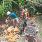 Kerja Bakti Pembuatan talud, Wujud Peran Aktif Babinsa Dalam Pembangunan Wilayah