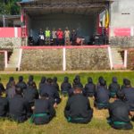 Ratusan Siswa PSHT Jalani Tes Kenaikan Sabuk, Di Pantau Langsung Danramil Bersama Kapolsek Kismantoro