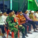 Babinsa Koramil 04/Jebres Ikuti Pengajian Rutin Jum’at Legen di Wilayah Binaan