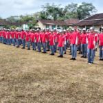 MPLS SMK 2 Pancasila, TNI Di Jatisrono Tanamkan Cinta Tanah Air Dan Latih PBB