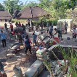 TNI Bersama Warga Krandegan Berbaur Rampungkan Sasaran Fisik TMMD