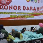 Kodim 0735/Surakarta Gelar Donor Darah Dalam Rangka Peringatan HUT Kemerdekaan RI Ke-78