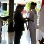 Pasukan Pengibar Bendera Kabupaten Wonogiri Resmi Dikukuhkan, Ini Harapan Dandim