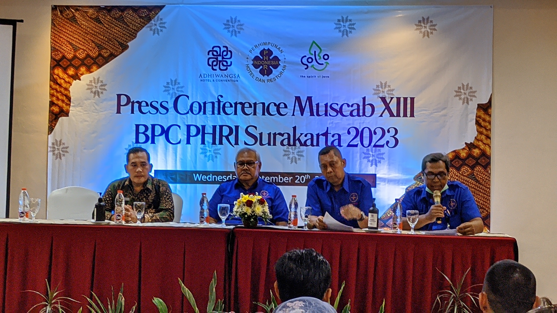 Adhiwangsa Hotel & Convention Gelar Press Conference Jelang Muscab PHRI Surakarta