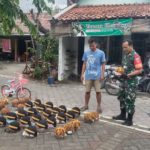 Begini Cara Babinsa Kelurahan Mojo Dalam Memberikan Motivasi Pelaku UMKM Warga Binaan