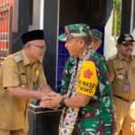 Kades Se-Kecamatan Jatisrono Berderet Sambut Tim Wasev PJO TMMD Reguler Ke-118