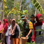 Ketua Tim Wasev PJO TMMD Reguler Ke-118 Tak Segan Bantu Angkat Adonan Semen Di Lokasi Sasaran Fisik