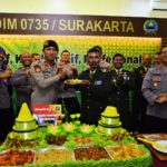 Beri Kejutan HUT TNI KE-78, Polresta Surakarta Serbu Markas Kodim 0735/Surakarta