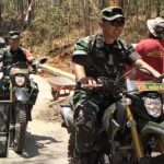 Kendarai Trail CRF Babinsa, Kolonel Inf Ali Akhwan Cek Sasaran Fisik TMMD Reguler 118 Desa Rejosari