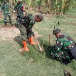 ”Lestarikan Alam”Koramil 04/Jebres Laksanakan Penghijauan Dengan Menanam Pohon