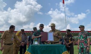 Wakil Bupati Wonogiri Secara Resmi Membuka Program TMMD Sengkuyung Tahap I TA 2024 Kodim 0728/Wonogiri