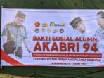 Danlanud Adi Soemarmo Bersama Alumni AKABRI ’94/Palagan’94 Gelar Baksos 30 Tahun Pengabdian