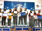 BAI : Lusyana + Adila + Meisya, Raih Medali Emas Kejuaraan Panahan UGM Open Archery Series 2 Indoor Championship Yogyakarta