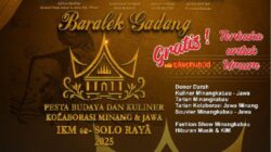 Baralek Gadang 2025: IKM Solo Raya Gelar Pesta Budaya & Kuliner Minang-Jawa Terbuka untuk Umum