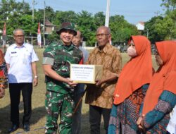 Bantuan Sembako Gratis Warnai Pembukaan TMMD Reguler Ke-125 Kodim Surakarta