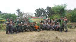 Sukseskan Program Unggulan Kasad, Satgas TMMD Reguler Ke-125 Kodim 0735/Surakarta Bersama Masyarakat Laksanakan Penanaman Pohon