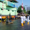 Berbeda Dari Biasanya…!! : Upacara HUT Kemerdekaan RI Ke-80 Dandim 0735/Surakarta Pimpin Upacara di Sungai Kleco