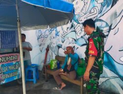 Yakinkan Wilayah Binaan Tetap Aman Dan Kondusif, Babinsa Mojosongo Laksanakan Patroli Dan Sambang Warga