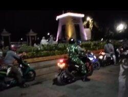 Kodim 0735/Surakarta Bersama Satlinmas Dan FKPPI Gelar Patroli Gabungan, Jaga Kondusifitas Wilayah Kota Surakarta