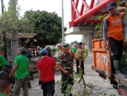 Gandeng Tim Saberling, Babinsa Joglo Laksanakan Kerja Bakti Ciptakan Lingkungan Yang Bersih Dan Sehat