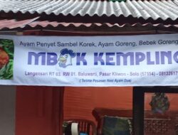 Singgah di Kota Solo Tak Lengkap Kiranya Jika Belum Merasakan Menu dari Warung Mbak Kempling