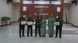 Kodim 0735/Surakarta Gelar Tradisi Pelepasan Dan Penerimaan Anggota Baru