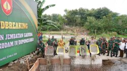 Jembatan Garuda Desa Bolo Boyolali Mulai Dibangun, Pangdam IV Diponegoro Pimpin Groundbreaking