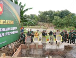 Jembatan Garuda Desa Bolo Boyolali Mulai Dibangun, Pangdam IV Diponegoro Pimpin Groundbreaking