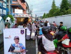 Tebar 250 Takjil di Depan SD Muhammadiyah 1 Solo, KL Lazismu Panen Antusiasme Warga