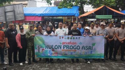 Kodim 0731/Kulon Progo Gelar Korve Gerakan ASRI di Pasar Bendungan, Wujud Nyata Peduli Lingkungan