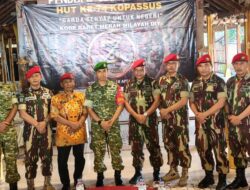 Komandan Kodim 0729/Bantul Hadiri Syukuran HUT ke-74 Kopassus di Bantul